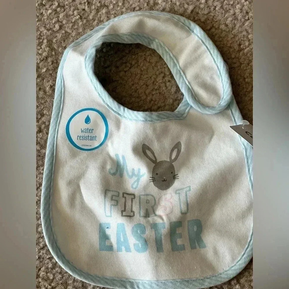 Carters my first Easter 2 bibs - Picture 2 of 4